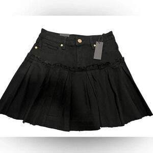 NWT BLANK NYC Black Mini Skirt 25